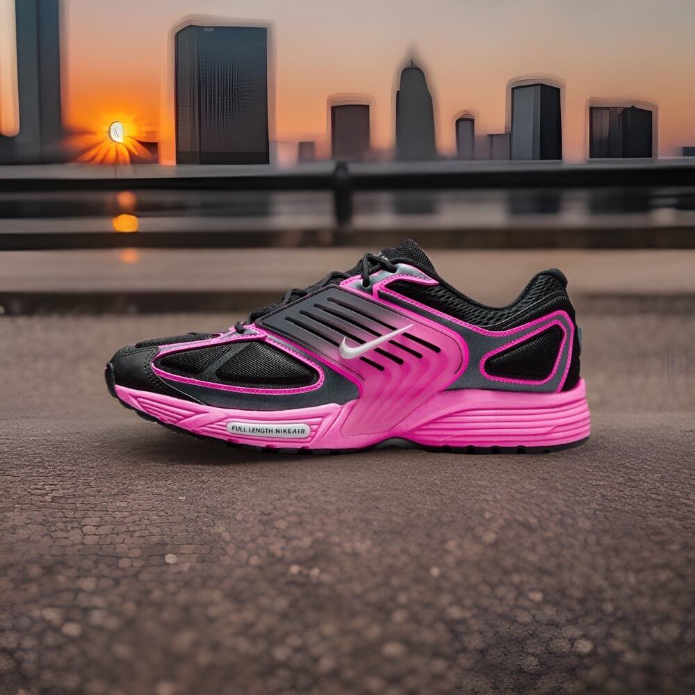 Nike Air Pegasus Wave Black Hot Pink Blast IB0612-007 Men's Sz 7.5 Running